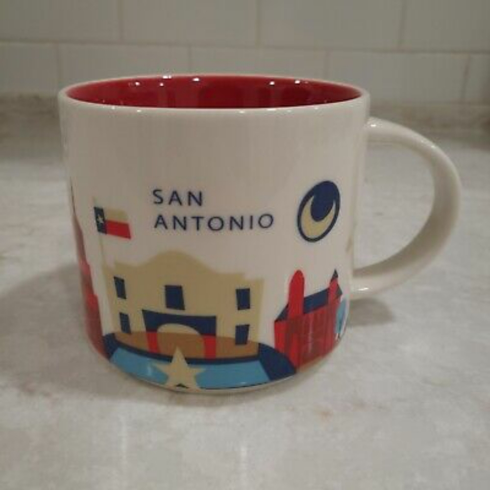 2015 Starbucks You Are Here Series San Antonio mug